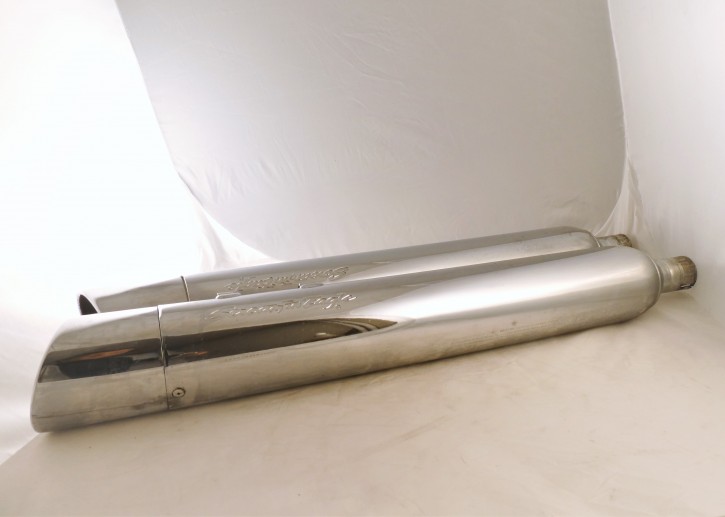 80727-09, 80728-09, Screamin Eagle Auspufftöpfe FLH '09 gebraucht 80727-09, 80728-09, Screamin Eagle Auspufftöpfe FLH '09 gebraucht