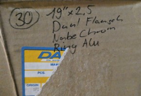 08-101 Vorderrad Dual-Flansch